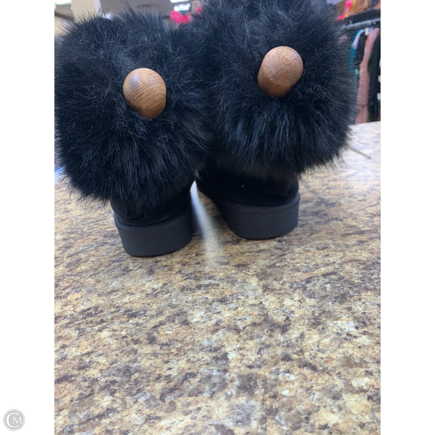 Boots Mid-calf Flats By Rouge In Black, Size: 7.5