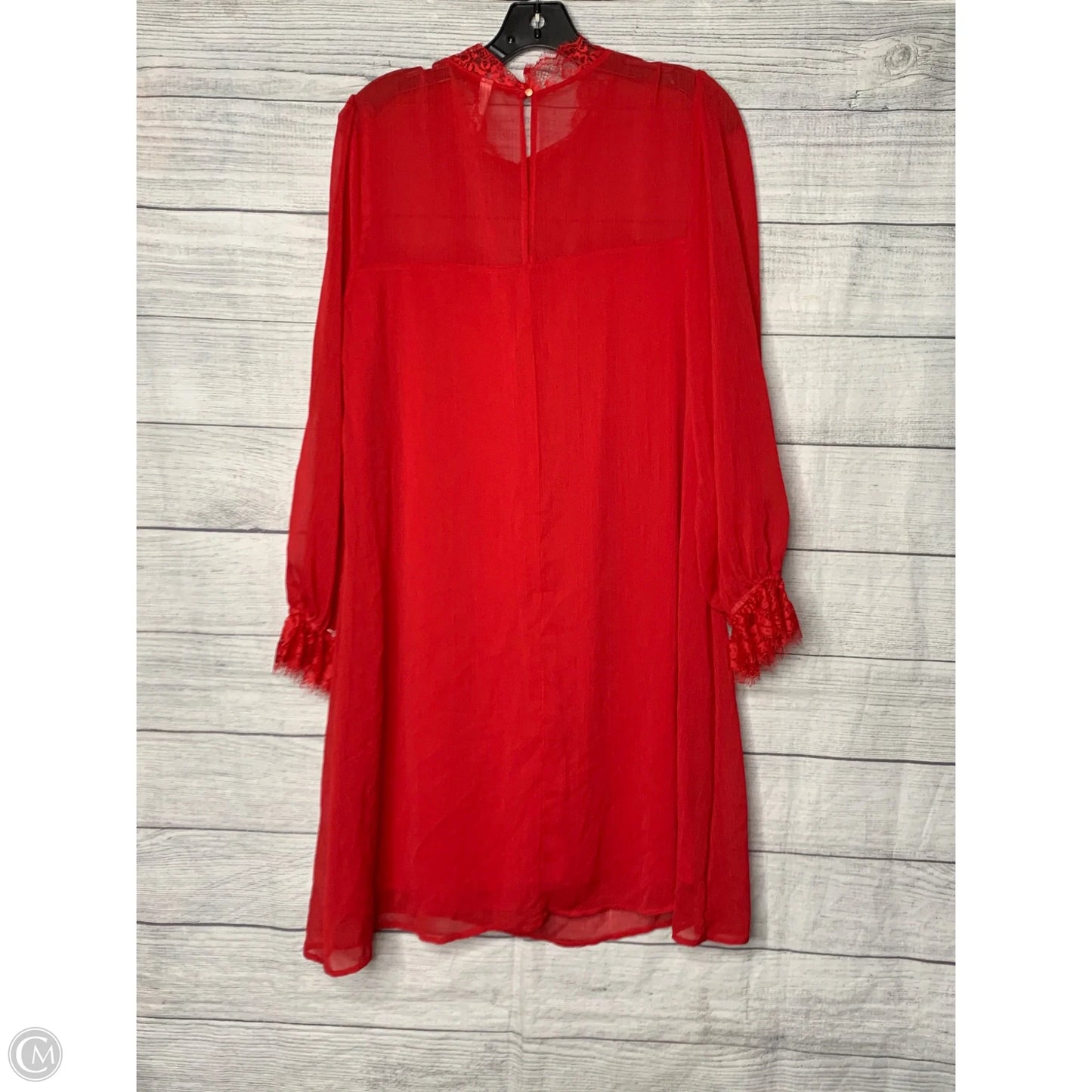 Dress Casual Midi By Xhilaration In Red, Size: L
