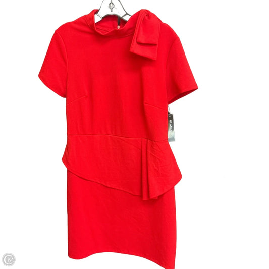 Dress Casual Midi By Glamour In Red, Size: 8