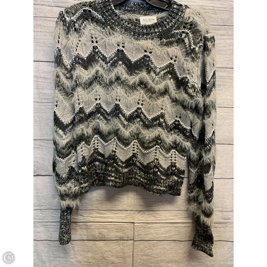 Sweater By Allison In Grey, Size: Xs