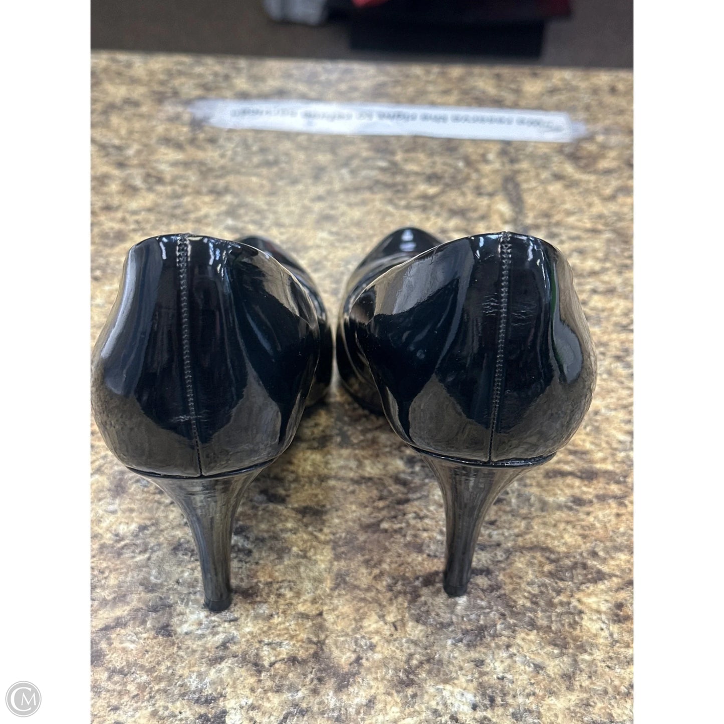 Shoes Heels Stiletto By Fergalicious In Black, Size: 11