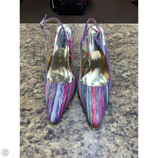 Shoes Heels Kitten By Platinum In Multi-colored, Size: 8
