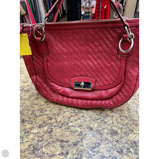 Handbag Designer By Coach, Size: Large