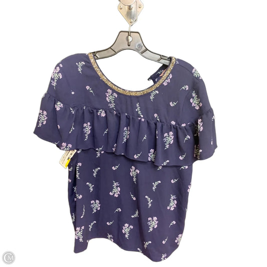 Top Short Sleeve By Juicy Couture In Blue, Size: S