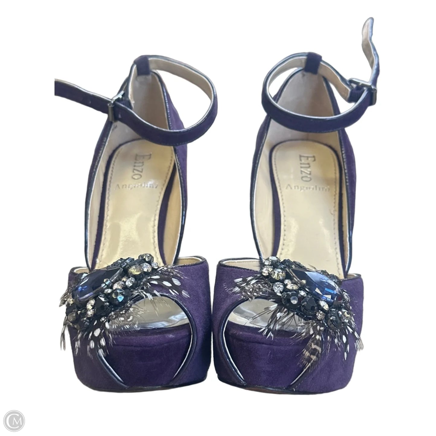 Shoes Heels Stiletto By Enzo Angiolini In Purple, Size: 7.5