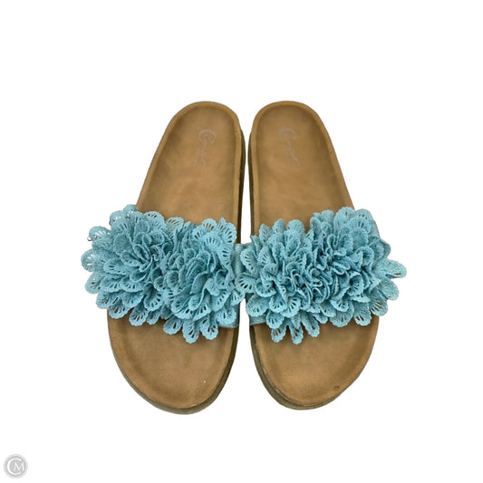 Sandals Flip Flops By C Est. 1946 In Blue, Size: 9