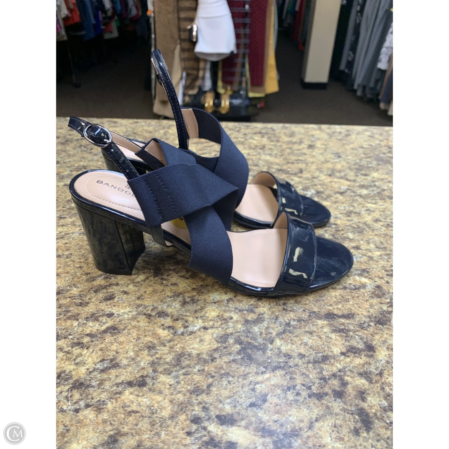 Shoes Heels Block By Bandolino In Navy, Size: 8