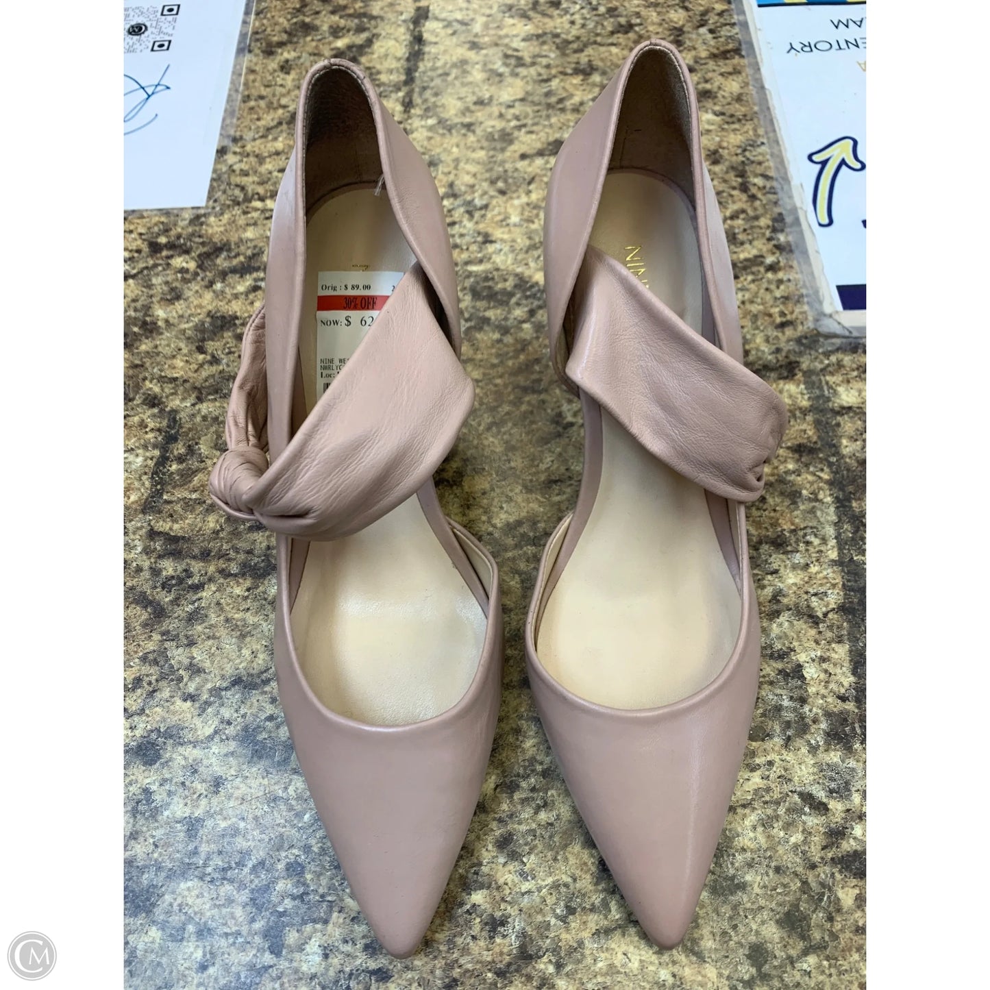 Shoes Heels Stiletto By Nine West In Pink, Size: 9