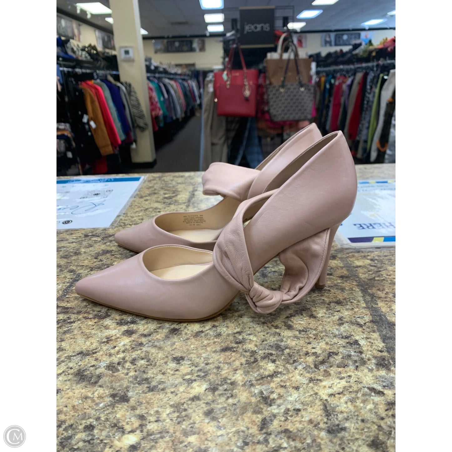 Shoes Heels Stiletto By Nine West In Pink, Size: 9