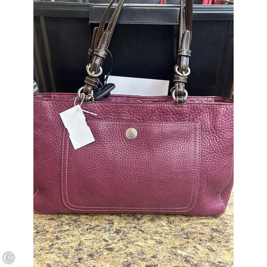 Handbag Designer By Coach, Size: Large