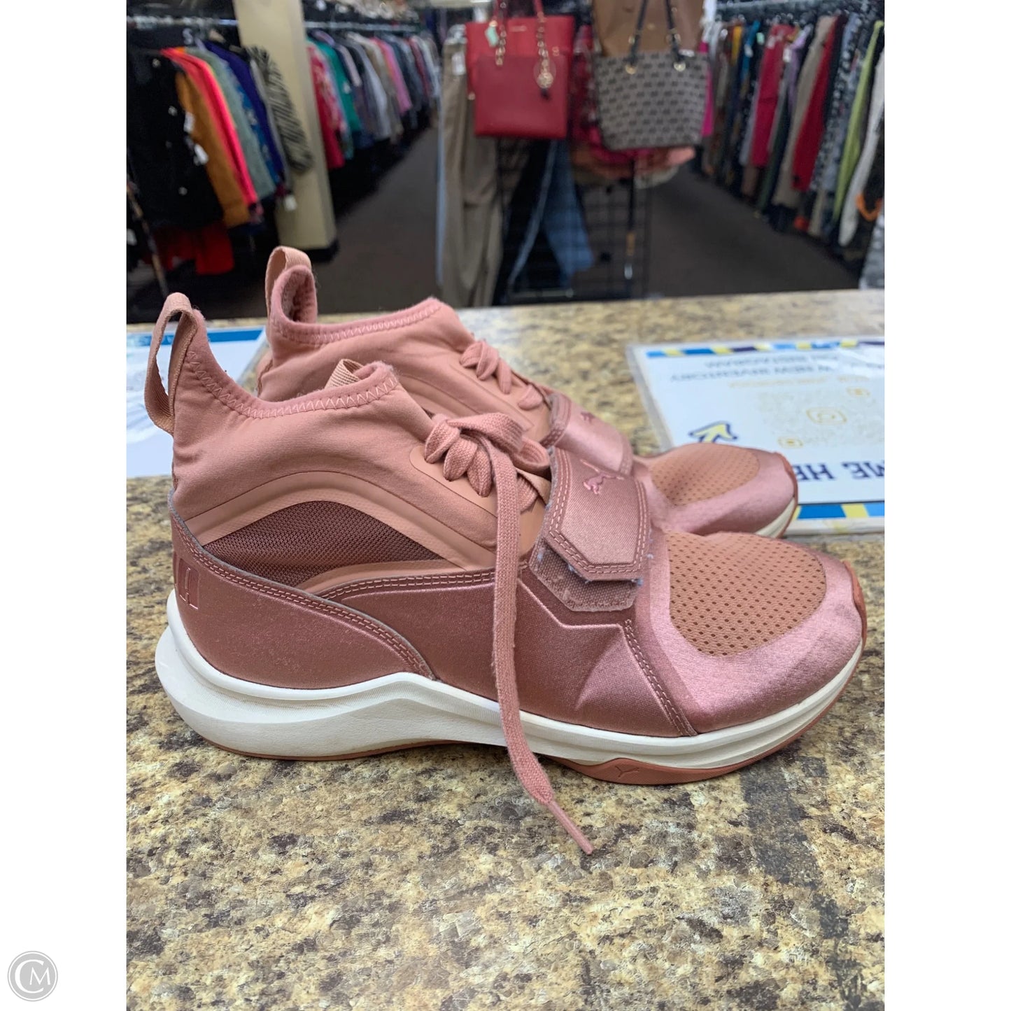 Shoes Athletic By Puma In Pink, Size: 8