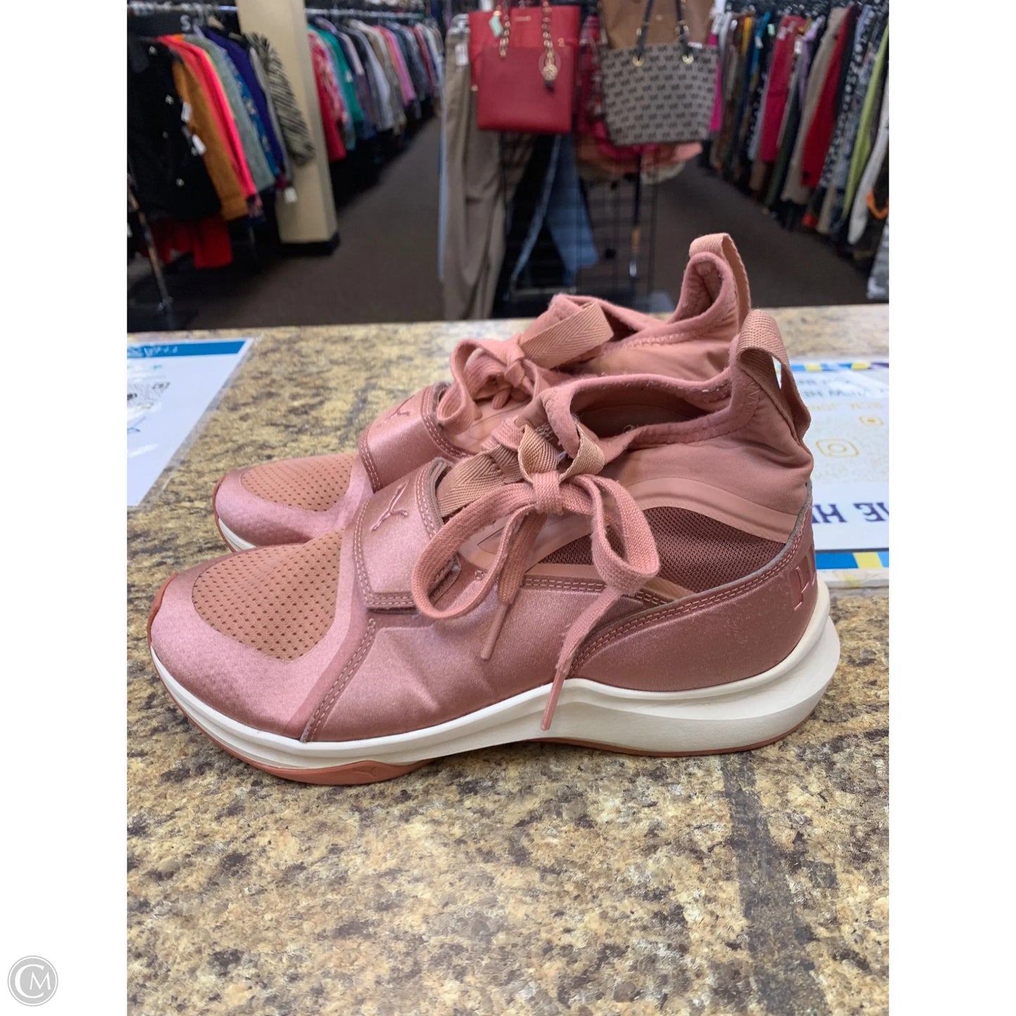 Shoes Athletic By Puma In Pink, Size: 8