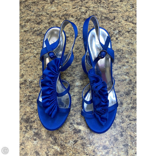 Shoes Heels Stiletto By Jacqueline Ferrar In Blue, Size: 6.5