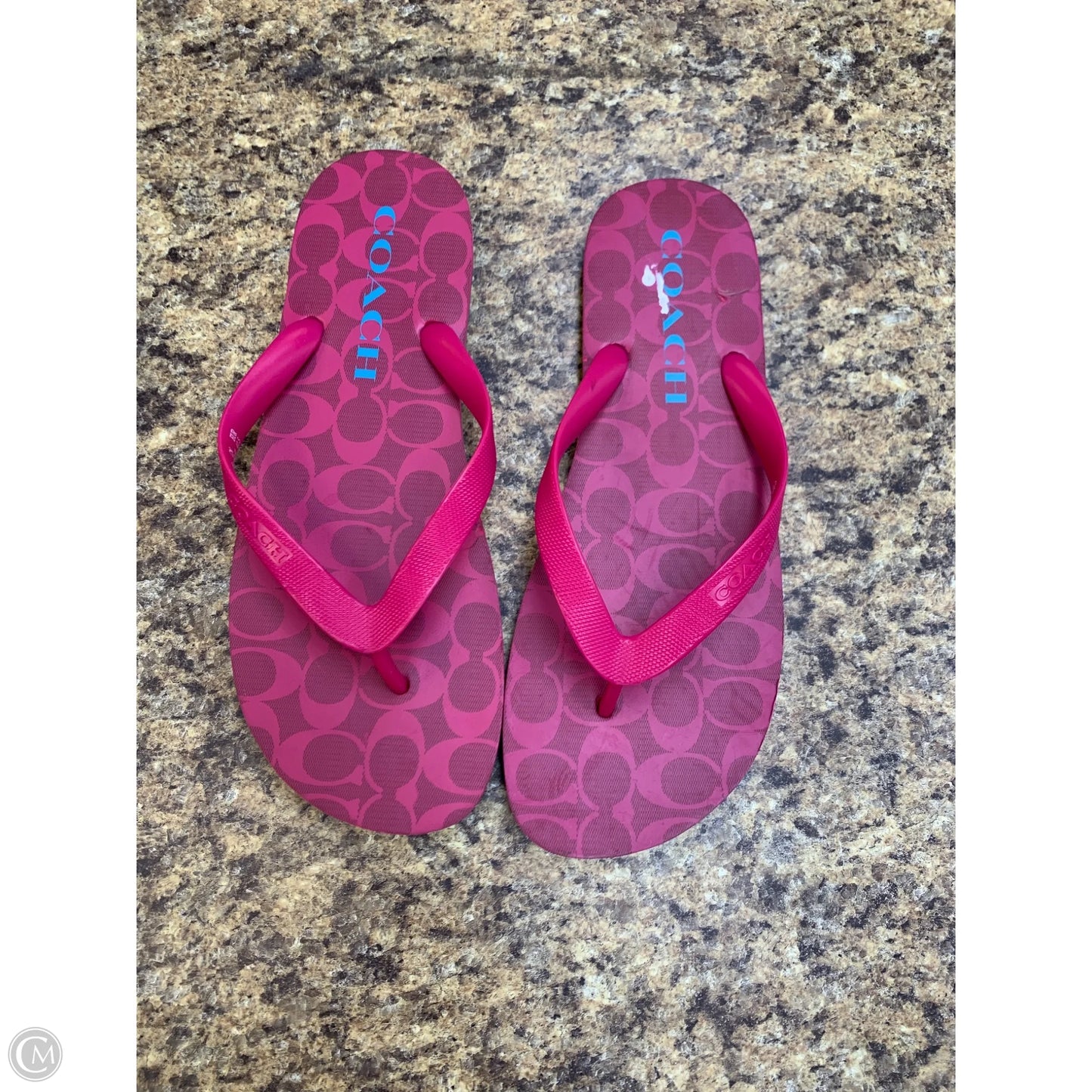 Sandals Designer By Coach In Pink, Size: 11