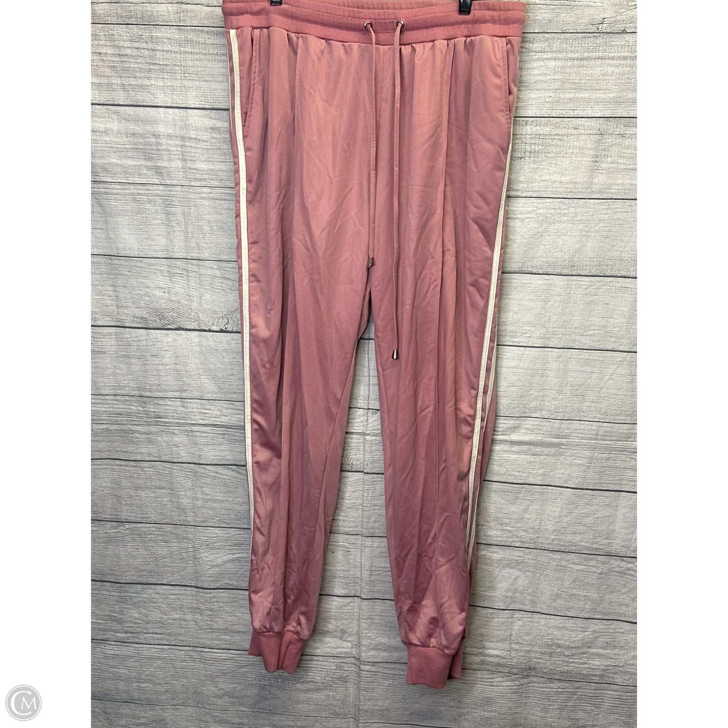 Athletic Pants By Ashley Stewart In Pink, Size: 18