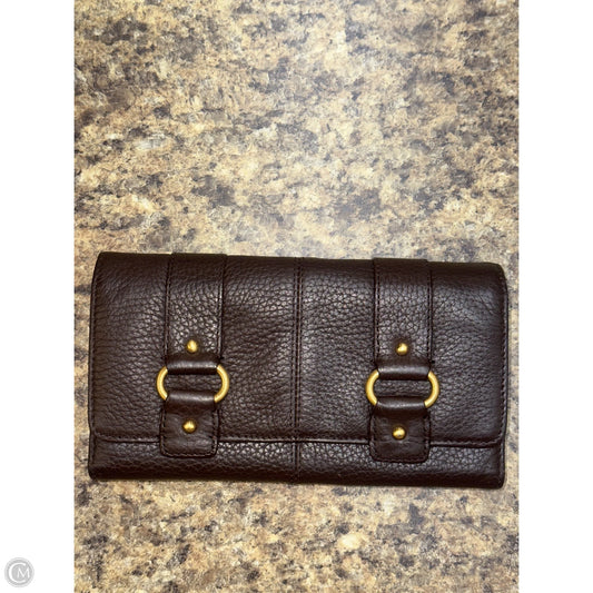 Wallet Leather By Wilsons Leather, Size: Medium