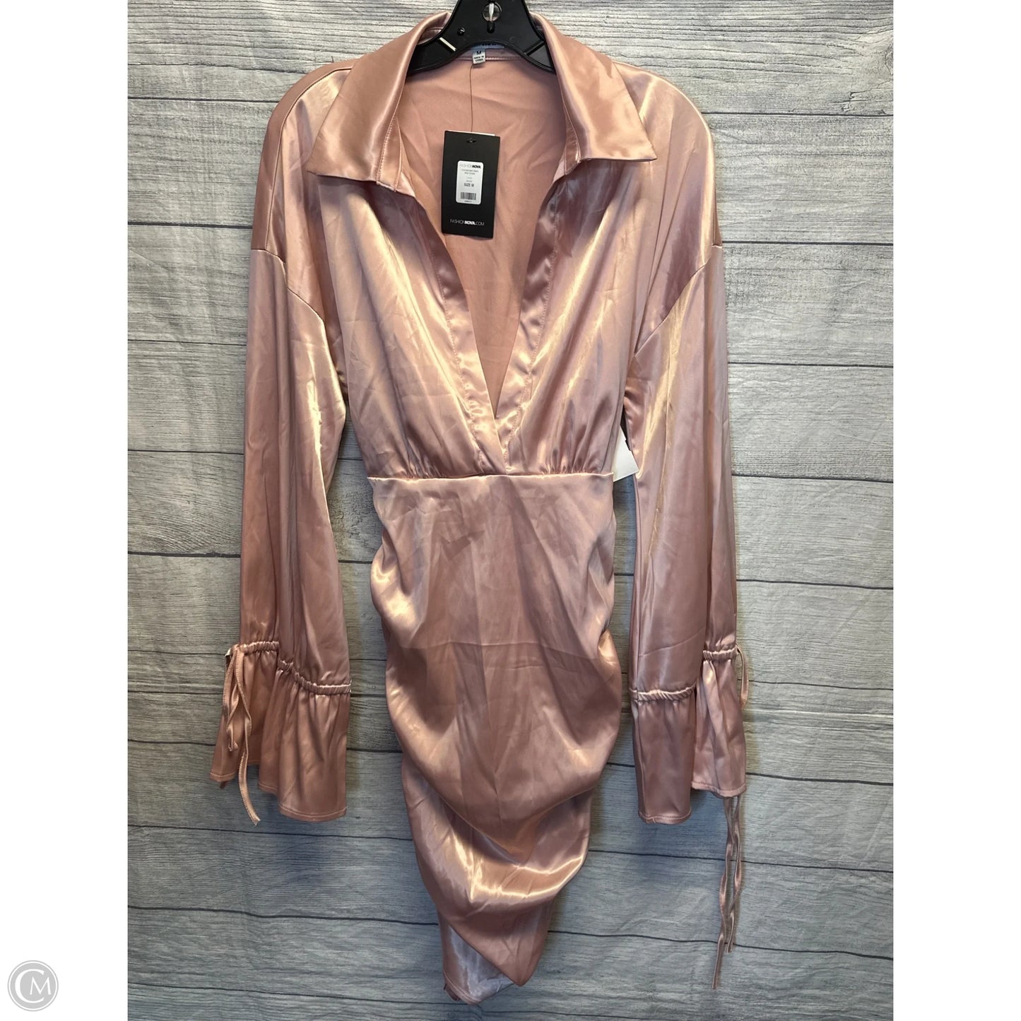 Dress Casual Midi By Fashion Nova In Pink, Size: M