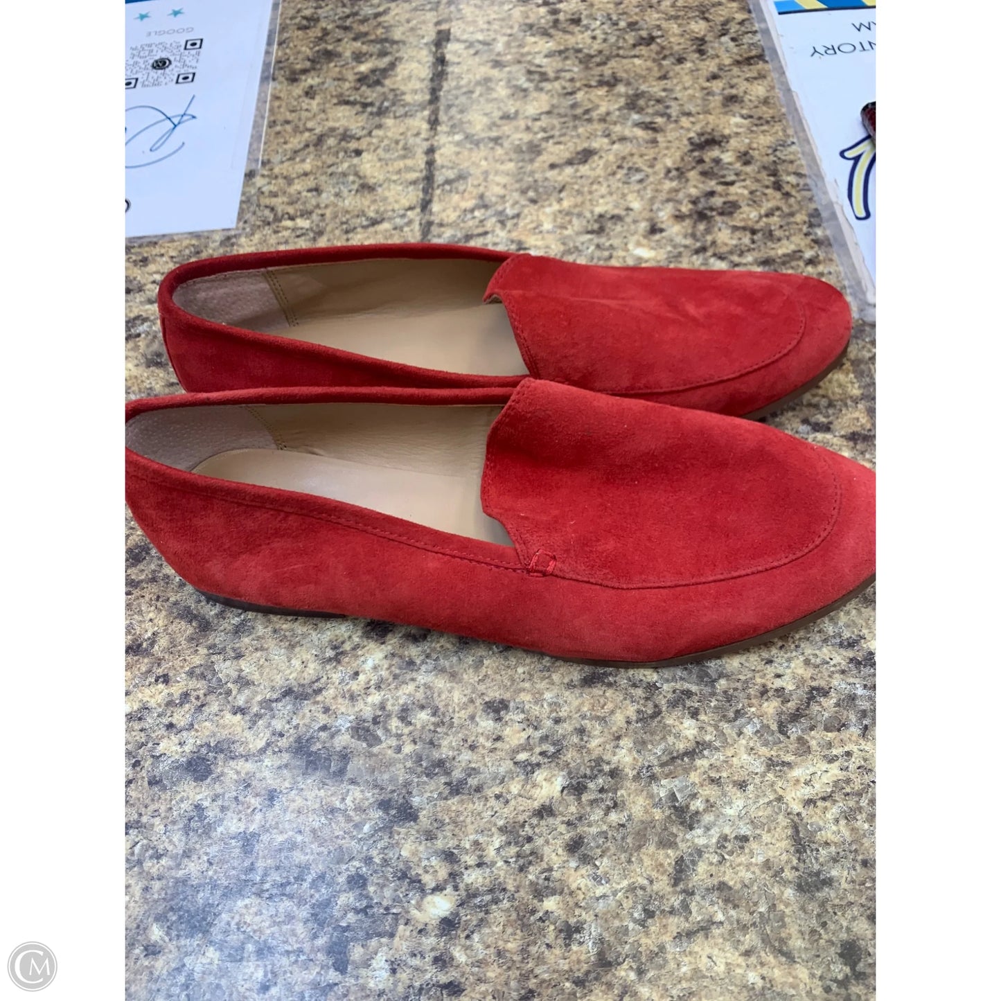 Shoes Flats By Clothes Mentor In Red, Size: 9.5