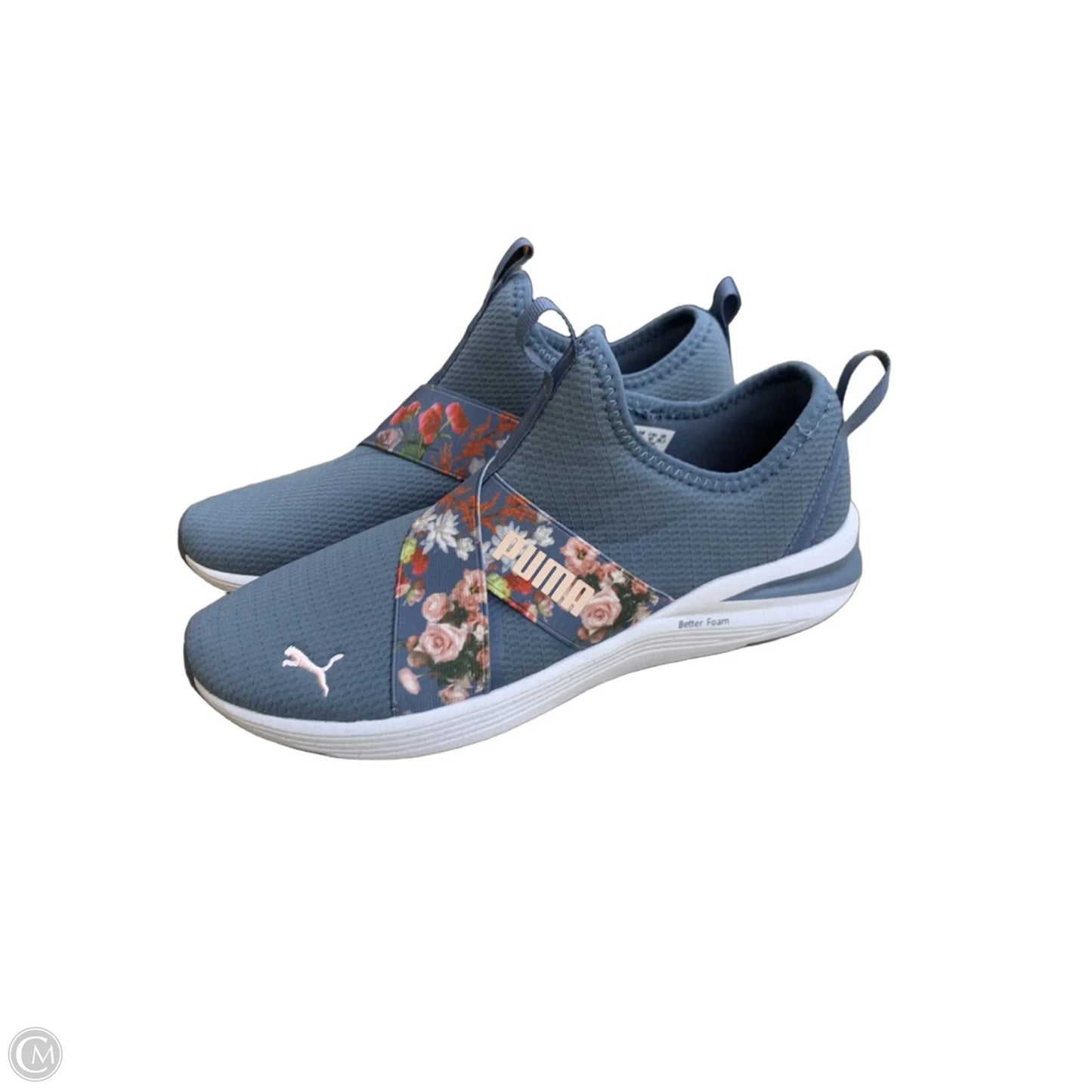 Shoes Sneakers By Puma In Blue, Size: 10
