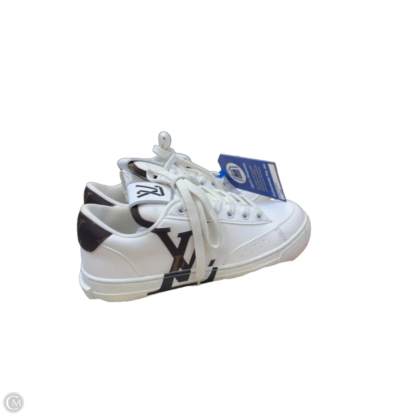 Shoes Luxury Designer By Louis Vuitton In White, Size:
