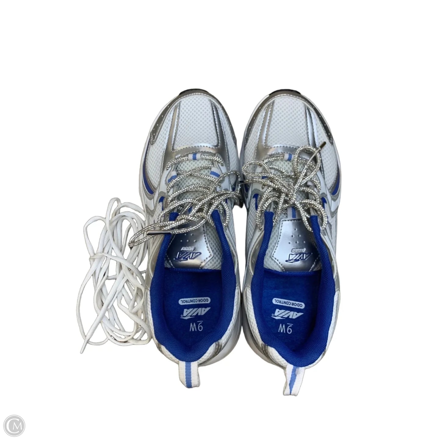 Shoes Sneakers By Avia In Blue & White, Size: 9