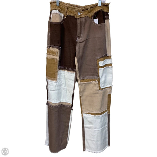 Pants Other By Shein In Brown & Tan, Size: L