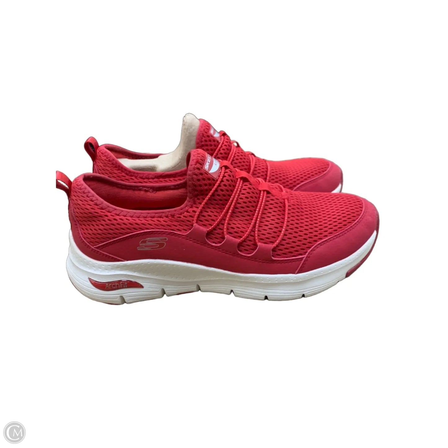 Shoes Sneakers By Skechers In Red, Size: 10