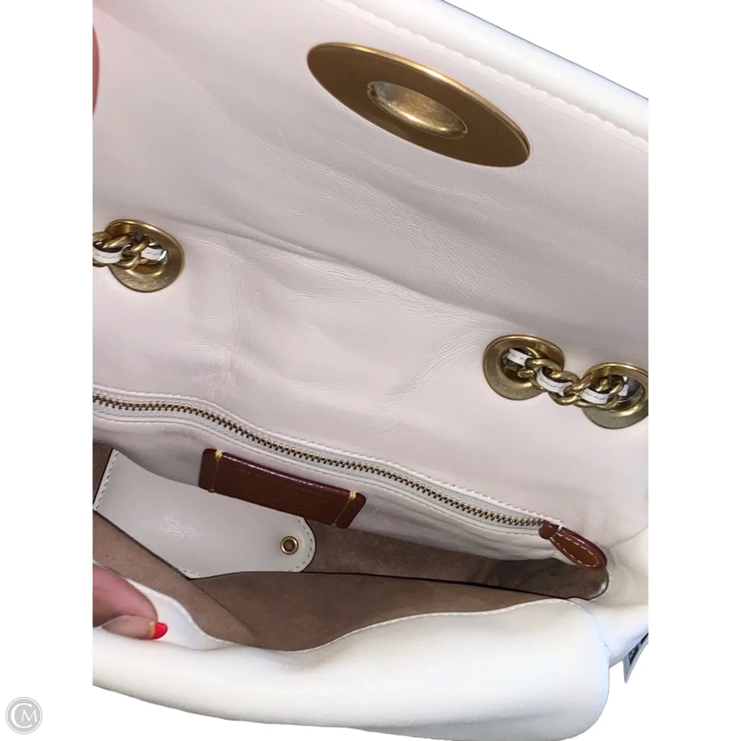 Crossbody Designer By Coach, Size: Medium