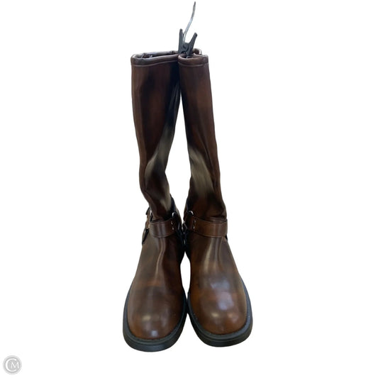 Boots Knee Flats By Madden Girl In Brown, Size: 10