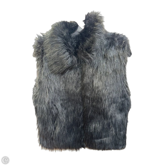 Vest Faux Fur & Sherpa By Inc In Black, Size: S