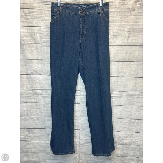 Jeans Straight By Bandolino In Blue Denim, Size: 24