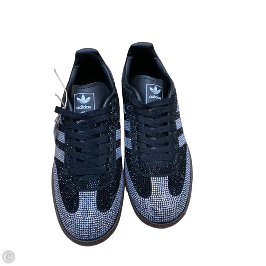 Shoes Sneakers By Adidas In Black & Silver, Size: 8.5