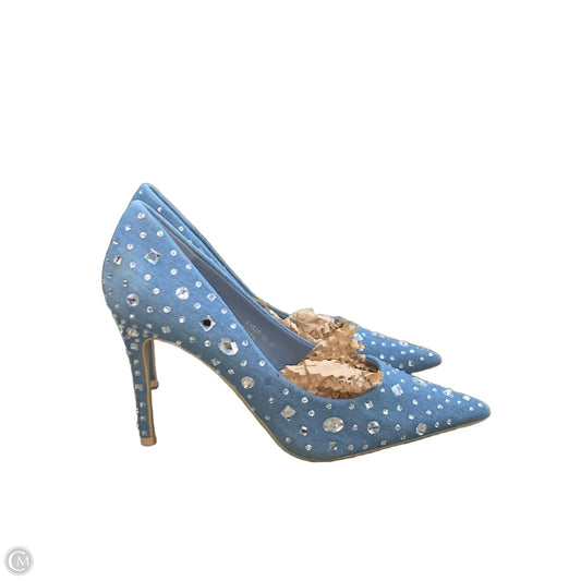 Shoes Heels Stiletto By Cmf In Blue, Size: 10