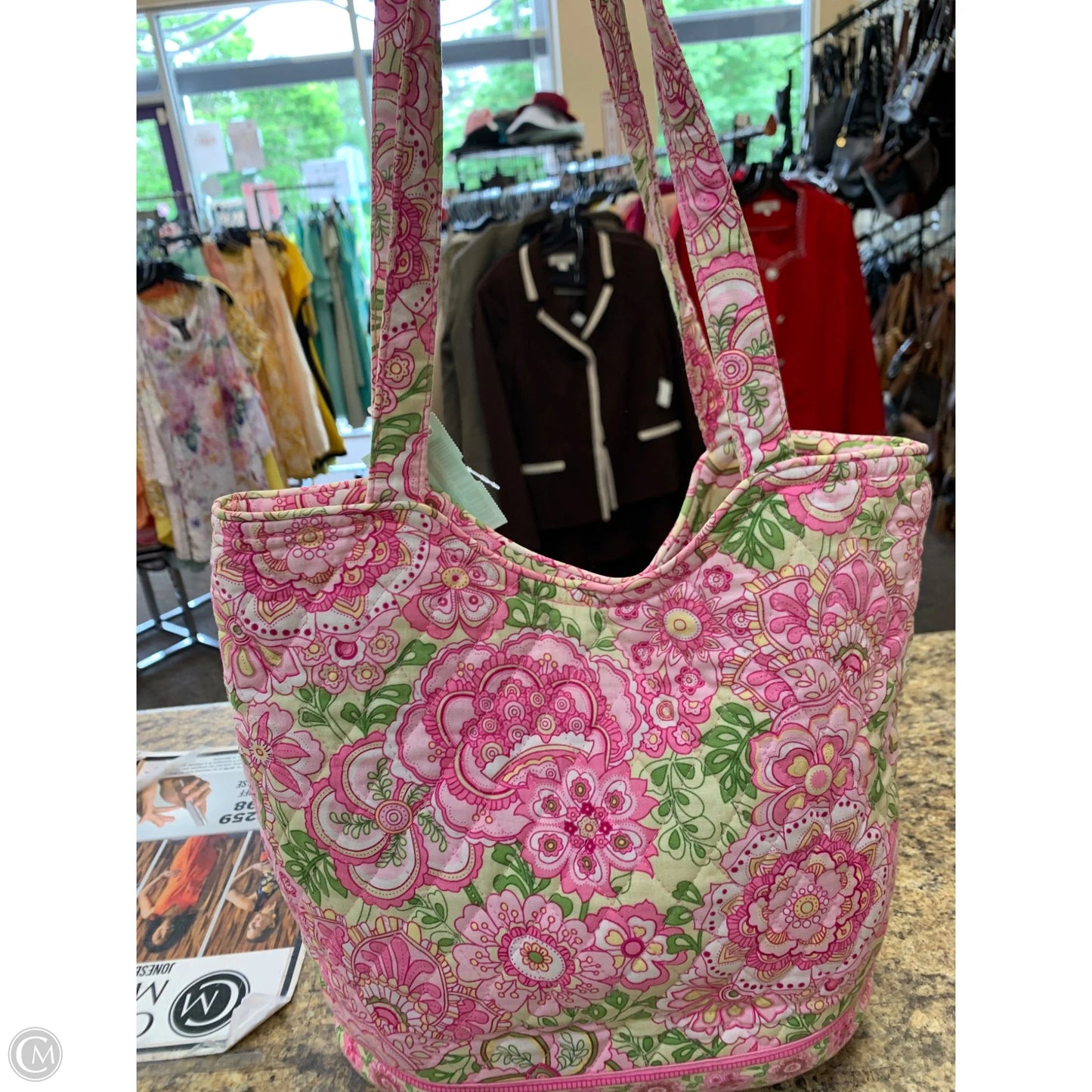 Handbag By Vera Bradley, Size: Medium