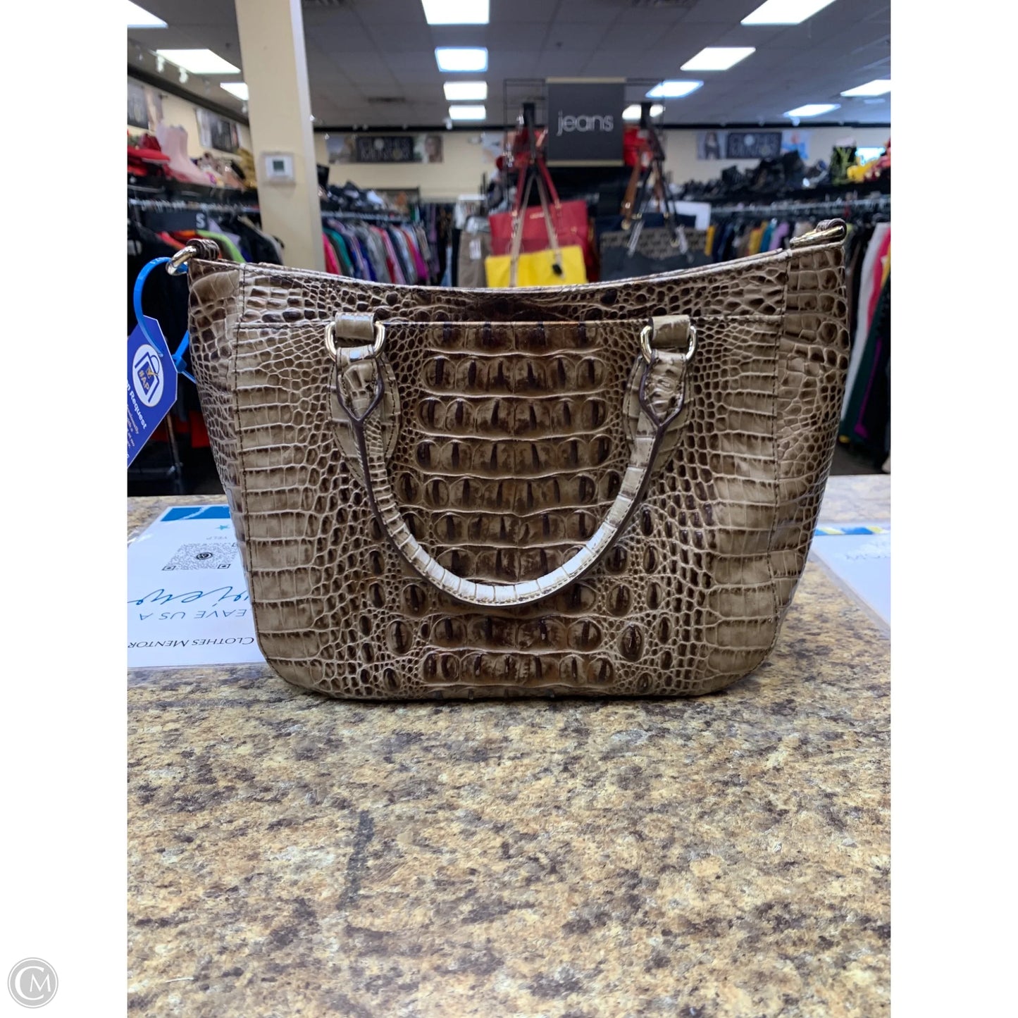 Handbag Designer By Brahmin, Size: Medium