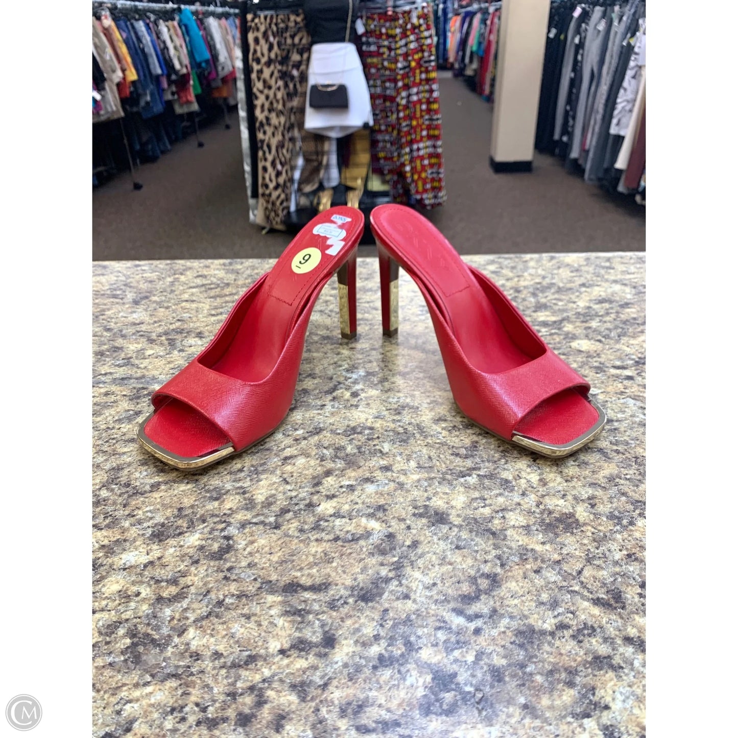 Shoes Heels Stiletto By Dkny In Red, Size: 9