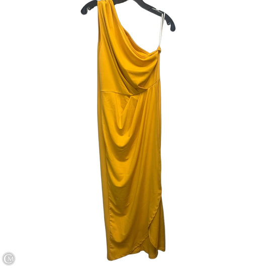 Dress Casual Maxi By Shein In Yellow, Size: L