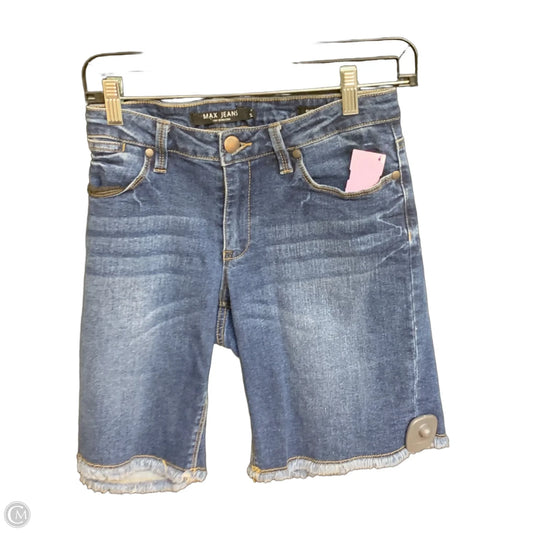 Shorts By Max Jeans In Blue Denim, Size: 8
