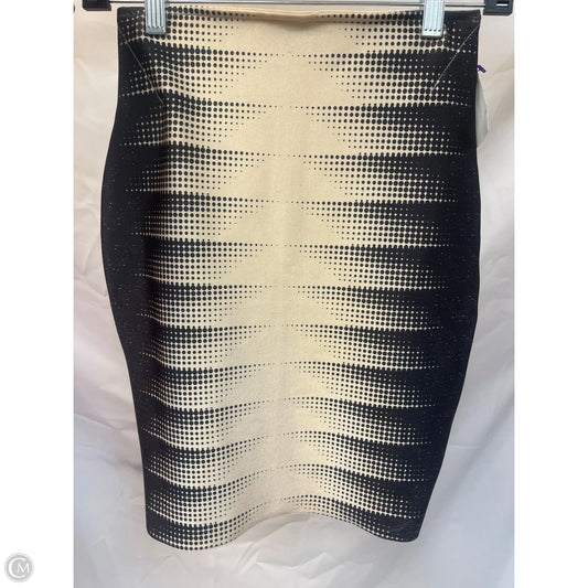 Skirt Midi By Cmf In Black & Cream, Size: S