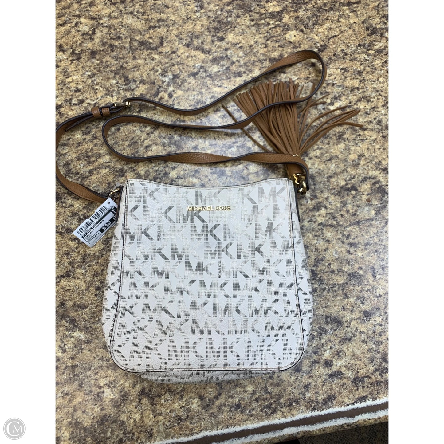 Crossbody Designer By Michael Kors, Size: Medium