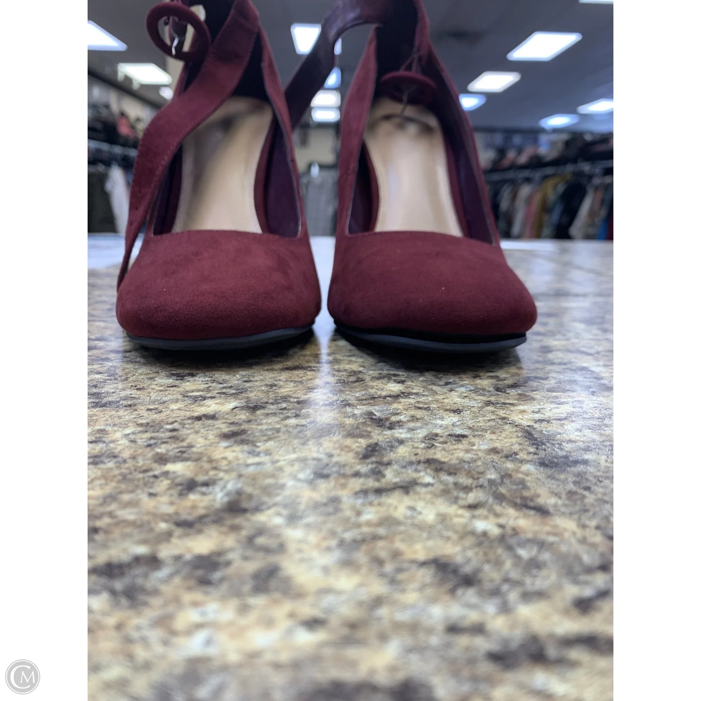 Shoes Heels Block By Lc Lauren Conrad In Maroon, Size: 8