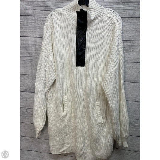 Sweater By Kirundo In White, Size: Xl