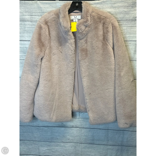 Coat Faux Fur & Sherpa By Magaschoni In Purple, Size: M