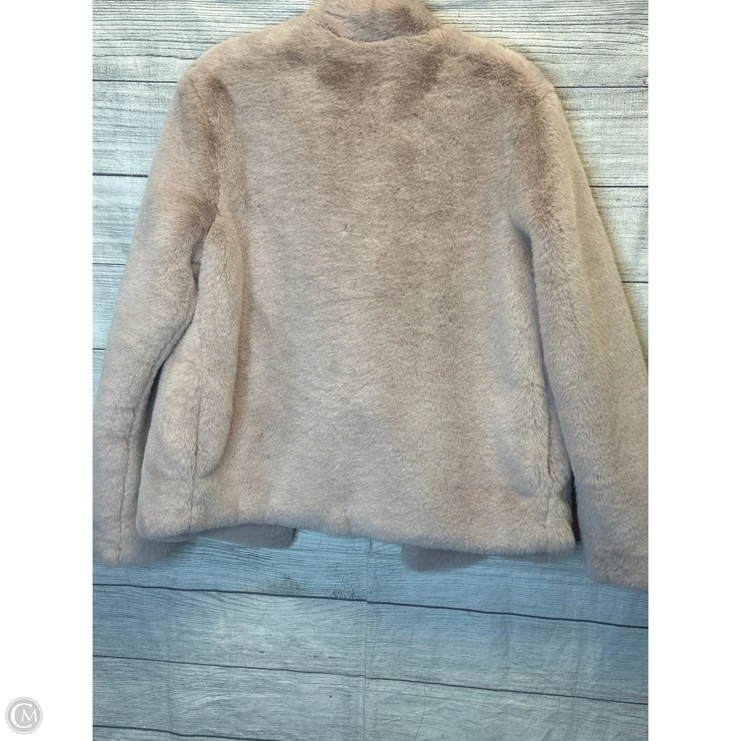 Coat Faux Fur & Sherpa By Magaschoni In Purple, Size: M