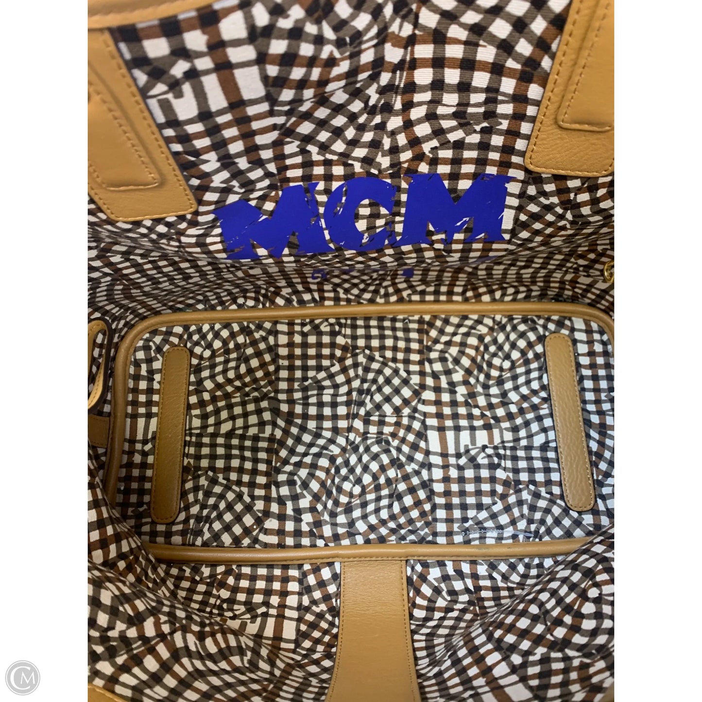 Tote Luxury Designer By Mcm, Size: Medium