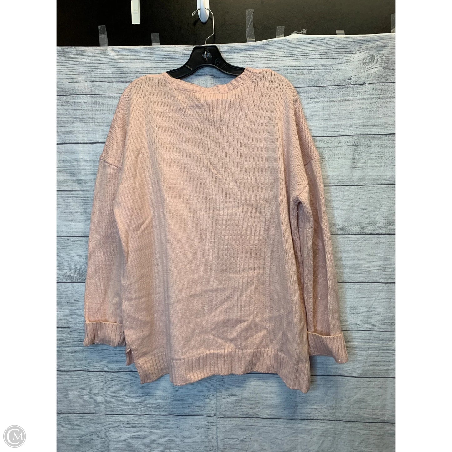 Sweater By Holiday Time In Pink, Size: Xl