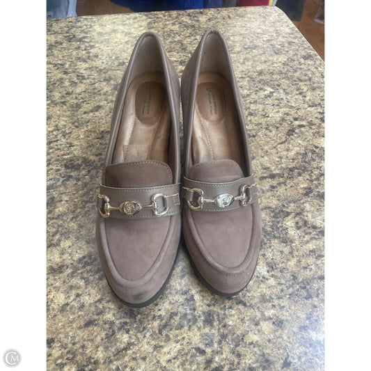 Shoes Heels Block By Giani Bernini In Taupe, Size: 9