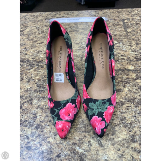 Shoes Heels Stiletto By Christian Siriano In Black & Pink, Size: 6.5