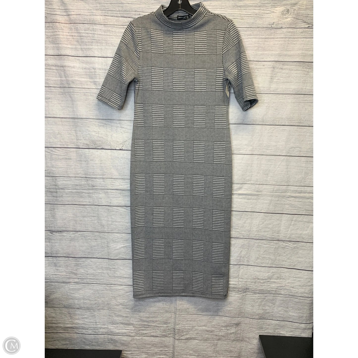 Dress Casual Maxi By Cmf In Plaid Pattern, Size: L