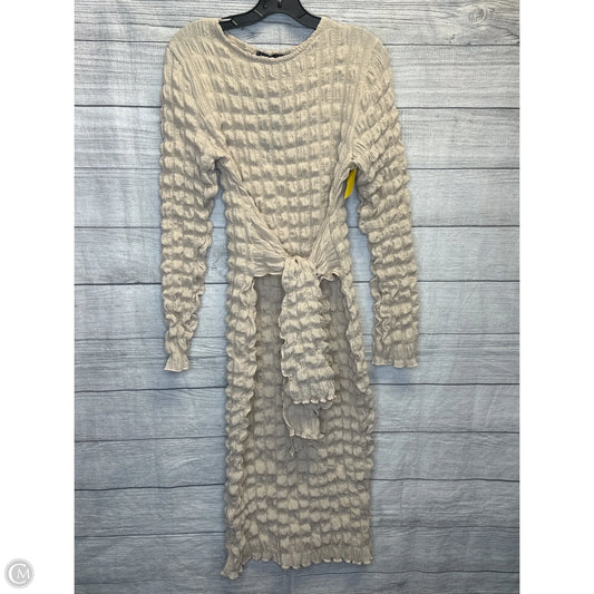 Dress Casual Maxi By Boohoo Boutique In Beige, Size: 10